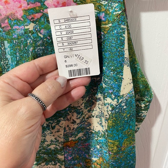 NWT Tracy Reese for Anthropology women’s dress, size S, has crinoline under slip - Picture 10 of 10